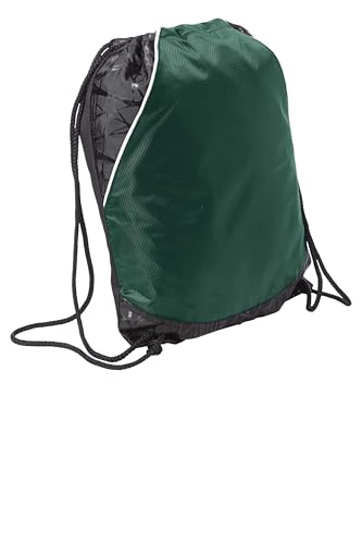 SPORT-TEK Unisex Rival Cinch Pack | Drawstring Backpack for Men & Women, Lightweight Gym Bag with Front Pocket