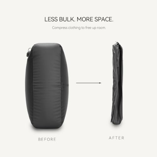 reeyee 20L Vacuum Compression Bag for Travel, Rechargeable Pump, 1 Pack - color: Gray