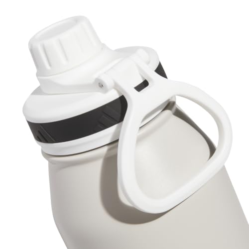 adidas Metal Water Bottle 1L - color: Alumina Beige/White/Black/L