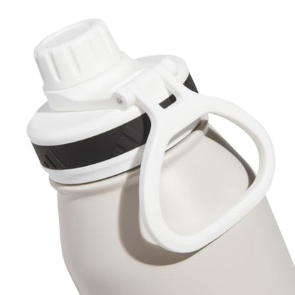 adidas Metal Water Bottle 1L - color: Alumina Beige/White/Black/L