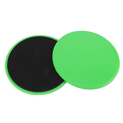 Premium Fast Speed Slide Plates Discs Whole Body Core Workout Equipment for Home Gym Fitness Training Green 2Pcs Set