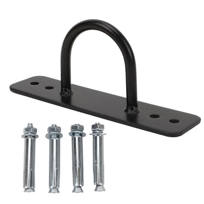 Battle Ropes Anchor Bracket | 300KG Iron Wall Ceiling Mount | Exercise Anchor for Suspension Trainers/Workout Bands/Boxing Equipment