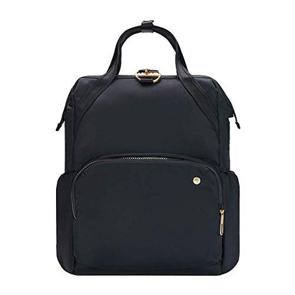 PacSafe Women's Citysafe CX 17L Anti Theft Backpack-Fits 16 inch Laptop, Black, One Size - color: Black