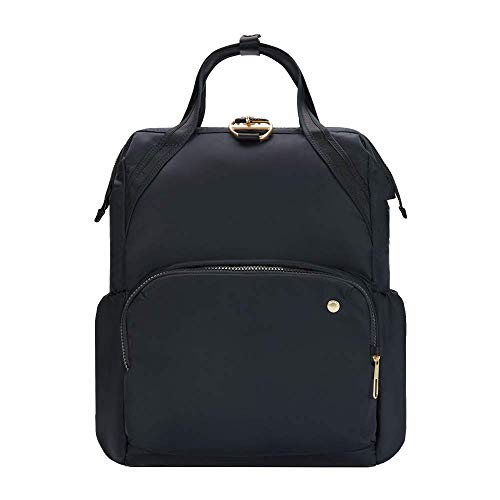 PacSafe Women's Citysafe CX 17L Anti Theft Backpack-Fits 16 inch Laptop, Black, One Size - color: Black