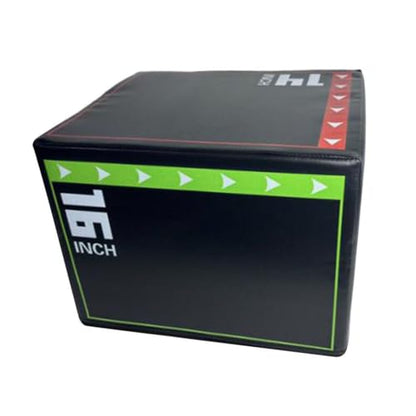 Agility Jump Plyometric Box 3-in-1 Non-Slip Heavy-Duty Foam for Home Gym Workouts