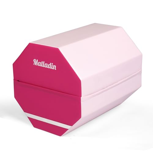 Matladin 20"x20" Gymnastics Octagon Skill Shape Tumbling Backbend Trainer Exercise for Preschool Kids Gym - color: Pink & Mist Pink