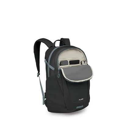 Osprey Flare Commuter Laptop Backpack - color: Black-shale Grey