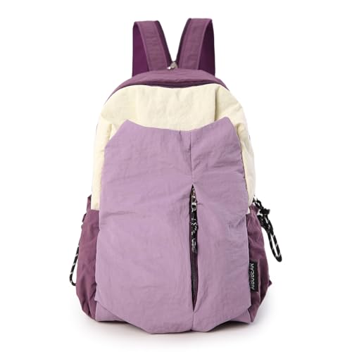 Ultralight Convertible Sling Backpack - Wear as Crossbody or Backpack for Commuting, Hiking, Travel and Cycling (Purple) - color: Purple