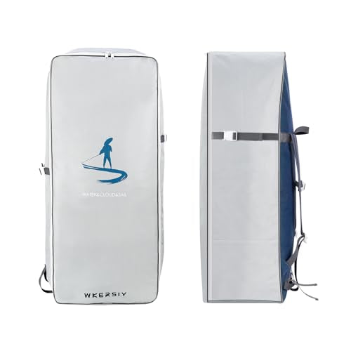 105L Paddle Board Backpack - Waterproof Oxford SUP Bag Boards, Large Travel Backpack with Padded Compartment & Accessories Storage, Durable for Surfing, Beach, Water Sports