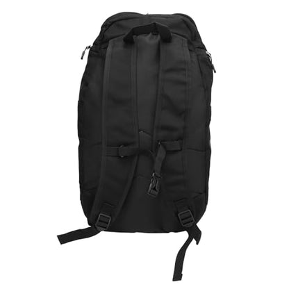 Basketball Backpack, Large Capacity Backpack with Laptop Compartment Dry Segregation Lightweight Sports Backpack for Exercise Ball Compartment - color: Black