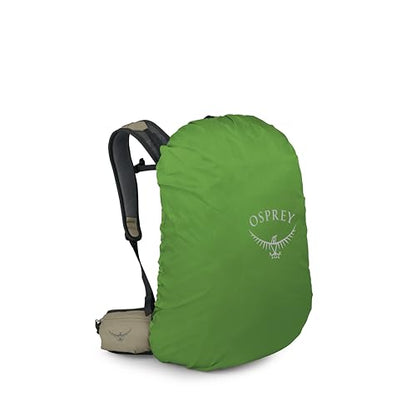 Osprey Hikelite 32L Durable Hiking Backpack - Travel Daypack with Rain Cover for Men and Women, Olive Tan - color: Olive Tan, style: 32l