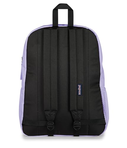 JanSport Cross Town Backpack - Simple Bag for Everyone with 1 Main Compartment, Front Utility Pocket - Premium Class Accessories - Pastel Lilac - color: Pastel Lilac