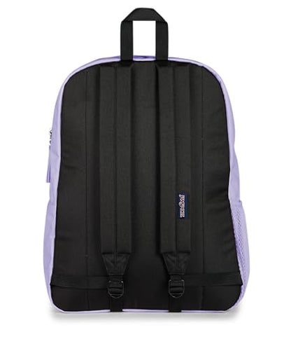 JanSport Cross Town Backpack - Simple Bag for Everyone with 1 Main Compartment, Front Utility Pocket - Premium Class Accessories - Pastel Lilac - color: Pastel Lilac
