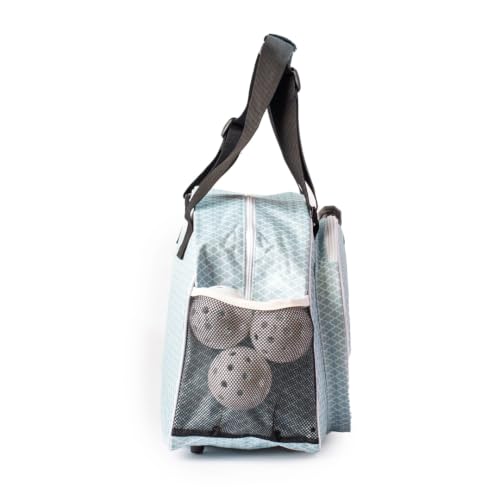 Pik’le’Ball Sport Premium Women's Pickleball Bag – Stylish and Versatile Sports Bag with Water Bottle Holder, Padded Paddle Pocket, and Spacious Design (fits 2+ Paddles!) - color: Classy Sage