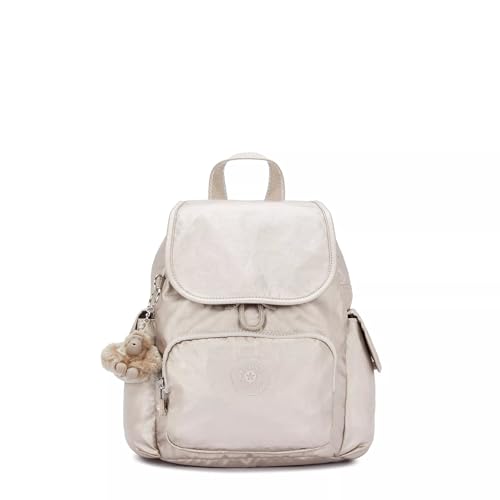 Kipling Women's City Pack Mini Backpack, Lightweight Versatile Daypack, Bag - color: Metallic Glow, size: Mini