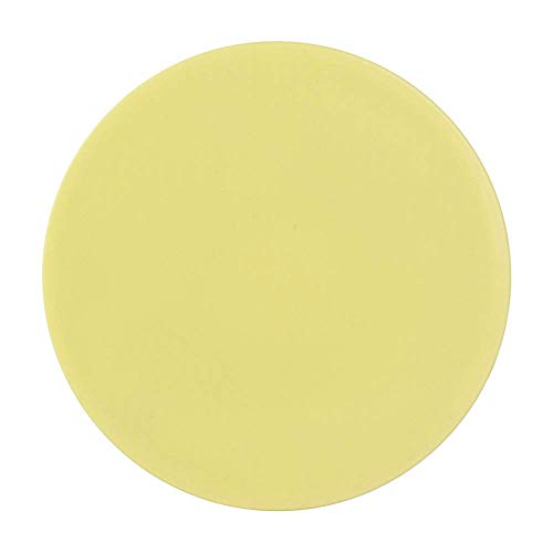 Core Sliders Exercise Discs, 2-Pack Yellow Fitness Sliders for Home Gym, Yoga, Pilates, Full Body Workout on Wood, Carpet, Tile