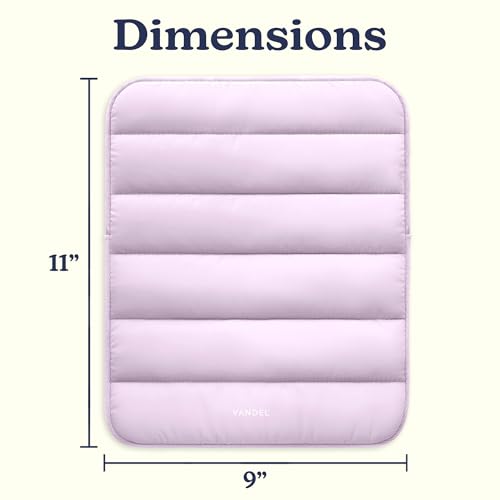 Vandel Puffy iPad Sleeve 11 Inch, Tablet Sleeve, iPad Bag, Tablet Pouch - color: i. Lilac, size: 9-11 Inch