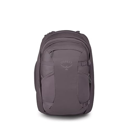 Osprey Fairview 55L Women's Travel Backpack - Carry On Bag with Personal Item Sized Detachable Daypack, Graphite Purple - color: Graphite Purple, style: 55l