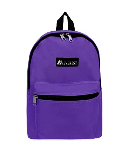 Everest 1045K Basic Backpack, 15", Dark Purple - color: Dark Purple
