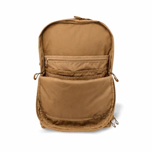 Lewis N. Clark 28L Hiking Daypack – Full-Size Trail Backpack with Padded Straps, Rain Cover & Removable Laptop Sleeve - color: Brown, size: 28L