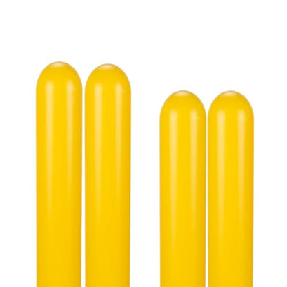 BollardGard 8" x 72" 4-Pack Round Top Bollard Cover- Innoplast (Yellow No Tape) - color: Yellow No Tape, size: 4-Pack