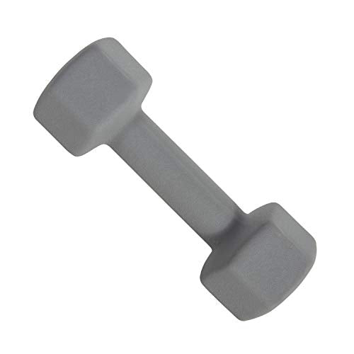 CAP Barbell CAP Barbell Neoprene Coated Dumbbells - color: Grey, size: 10 lb