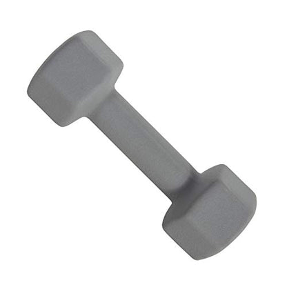 CAP Barbell CAP Barbell Neoprene Coated Dumbbells - color: Grey, size: 10 lb