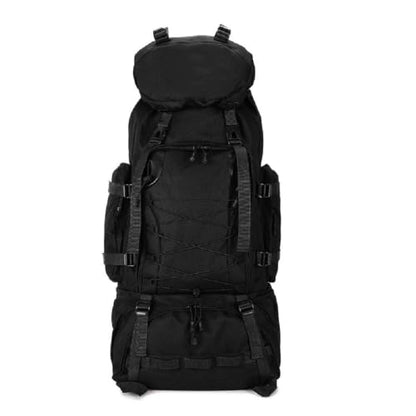 90L Camping Hiking Backpack,Molle Military Tactical Rucksack Backpack,Waterproof Lightweight Hiking Backpack (Black, 90L) - color: Black, size: 90L