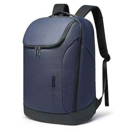 BANGE Business Commute Backpack Waterproof fit 15.6 Inch adopt in Commute,Travel Durable Backpack (Blue) - color: Blue(no Charge Port)