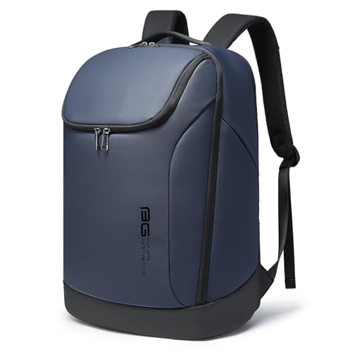 BANGE Business Commute Backpack Waterproof fit 15.6 Inch adopt in Commute,Travel Durable Backpack (Blue) - color: Blue(no Charge Port)