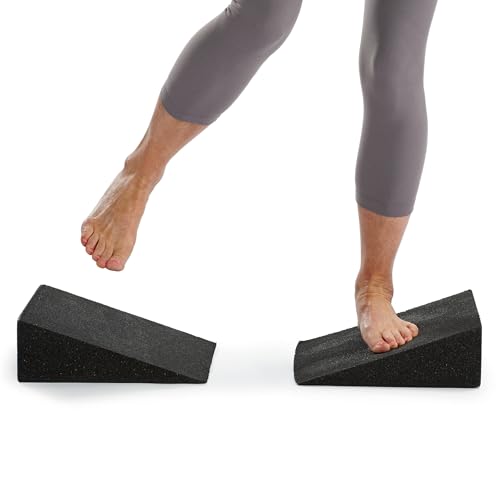 OPTP Slant (Pair) - Foam Wedge Incline Slant Boards - Stretching Equipment for Calf and Ankle Rehabilitation - Foot Wedges for Exercise, Achilles Tendonitis, Plantar Fasciitis, and Shin Splints