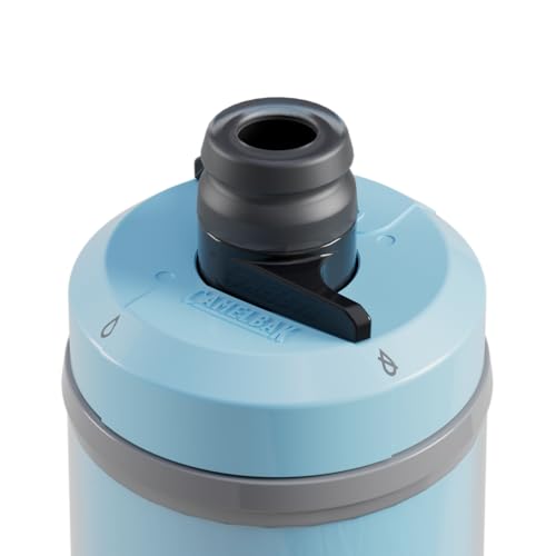 CamelBak Podium Chill Insulated Bike Squeeze Water Bottle, Cold Retention for Cycling, 24oz, Crystal Blue - color: Crystal Blue