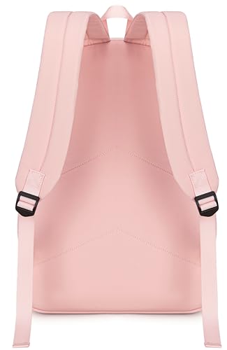 Bluboon School Backpack for Teen Girls Women Laptop Backpack College Bookbags Middle School Travel Work Commuter Back Pack(Pink) - color: A Pink