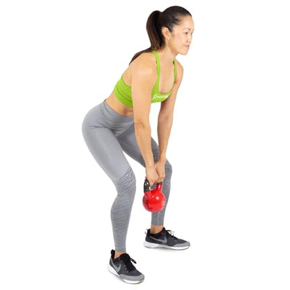 ProsourceFit Vinyl Coated Cast Iron Kettlebells for Full Body Fitness Workouts - size: 20.0 Pounds