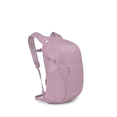 Osprey Daylite Plus Commuter Backpack - Everyday Pack with Laptop Sleeve, Bottle Pockets, and Extra Storage, Iris Pink - color: Iris Pink