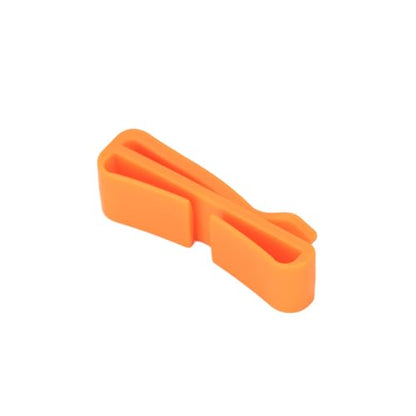 TACNEX Tactical Backpack Strap Clip Webbing Keeper Holder MOLLE Belt Hook Retainer Harness/Sling/Bag/Military Strap Stays - color: Orange, size: 2"