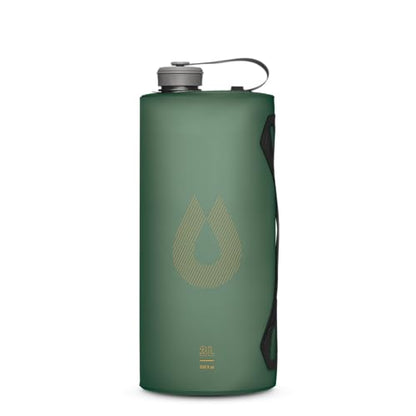 HydraPak Seeker - Collapsible Camping Water Storage (3L) - BPA & PVC Free, Hydration Reservoir Bag, Leak Proof - Sage Green - color: Sage Green, size: 3 Liter