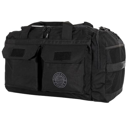 Serious Steel Fitness Heavy Duty 1000D Nylon Duffel Gym Bag (Black - Big Bud) - color: Black, style: Duffel Bag (Big Bud)