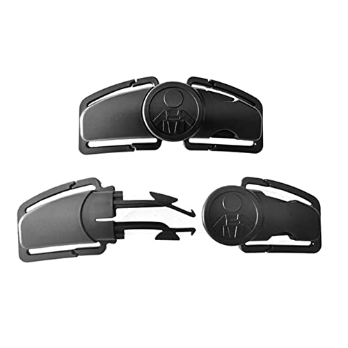 Universal Child Car Seat Chest Harness Clip Universal Safer Belt Clip Buckle Lock Stroller Chest Clip Adjustable Guard for Baby and Kids (Black) - color: Black