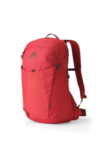 Gregory Kiro 24L Day Hiking Backpack, Cloud Control Hipbelt, Built-In Hydration Attachment and Sleeve (Reservoir Not Included), One Size Fits All, Lava Red - color: Red, style: 24l