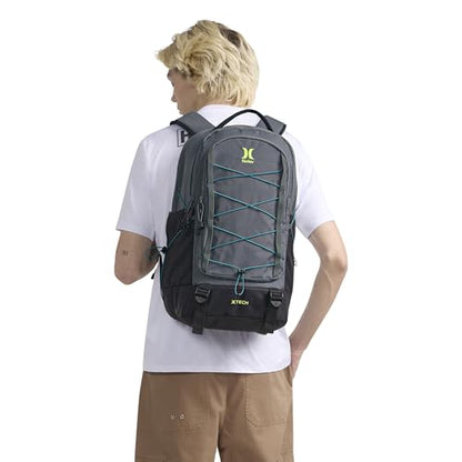 Commuter Travel Backpack - color: Stone Grey