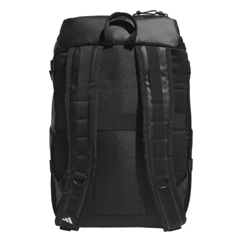 adidas Vista Top-Loading Backpack for Travel and Gym, 29L - color: Black/White