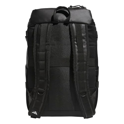 adidas Vista Top-Loading Backpack for Travel and Gym, 29L - color: Black/White