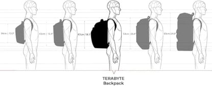 Swissdigital Design Large Travel Backpack For Men， TSA Business Laptop Backpack With Finder color random| J16BTBT013-01 - color: Black/Finder Keychain