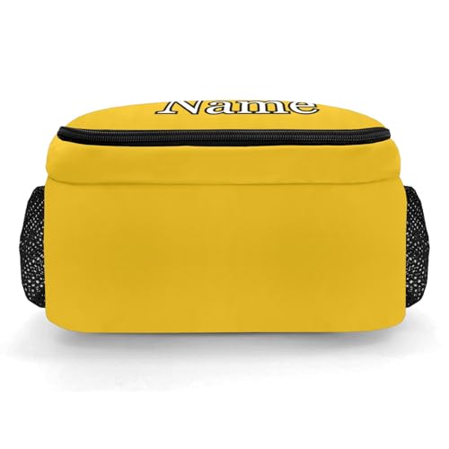 Yellow Gold Volleyball Print Customized Waterproof Backpacks Shoulders Daypacks Bags - color: Muilti 29