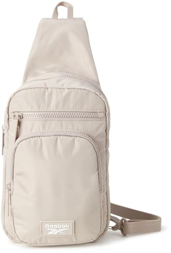 Reebok Unisex Crossbody Bag - Convertible Compact Durable Cross Body Bag for Women and Men - Gym and Travel Essentials, Size One Size, Cosmos Stucco - color: Cosmos Stucco