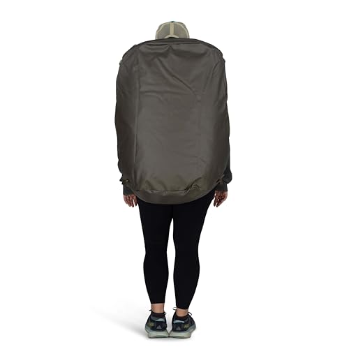 Osprey Transporter Lightweight Travel Duffel Bag - Extra Large Water Resistant Durable Gear Bag for Men and Women - color: Pine Leaf/Earl Grey, style: 120l