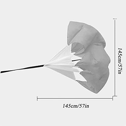 Resistance Parachute Speed Sprint Training Chute, Running Parachute Resistance Trainer with Adjustable Belt, Improving Speed/Stamina/Strength