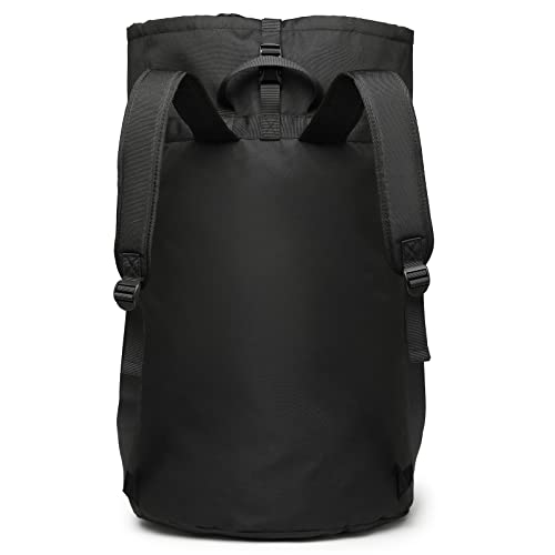 laundry bag backpack,extra-large heavy duty laundry bags,laundry backpack for college students,drawstring closure (Black Laundry Backpack Bag) - color: Black Laundry Backpack Bag