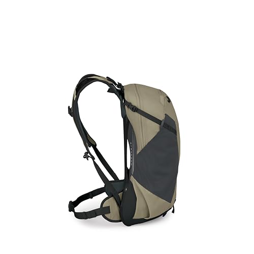 Osprey Hikelite 18L Durable Hiking Backpack - Travel Daypack with Rain Cover for Men and Women, Olive Tan - color: Olive Tan, style: 18l